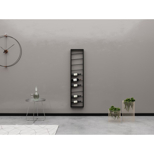 Porte-bouteilles de vin mural pour 10 bouteilles, idée cadeau élégante pour amateurs