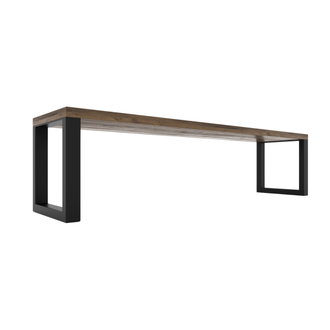 Pieds de banc en forme de cadre, style industriel chic,