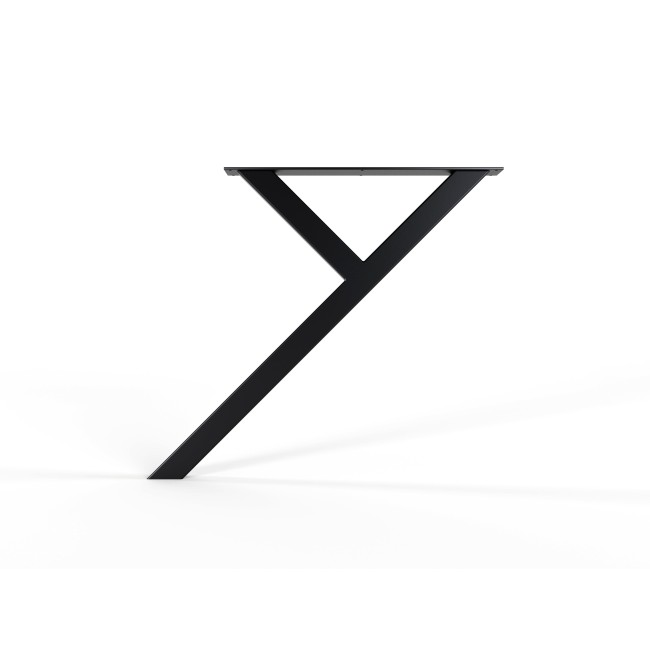 Gambe per tavolo in ferro antracite di design, stile contemporaneo, ideali per sala da pranzo