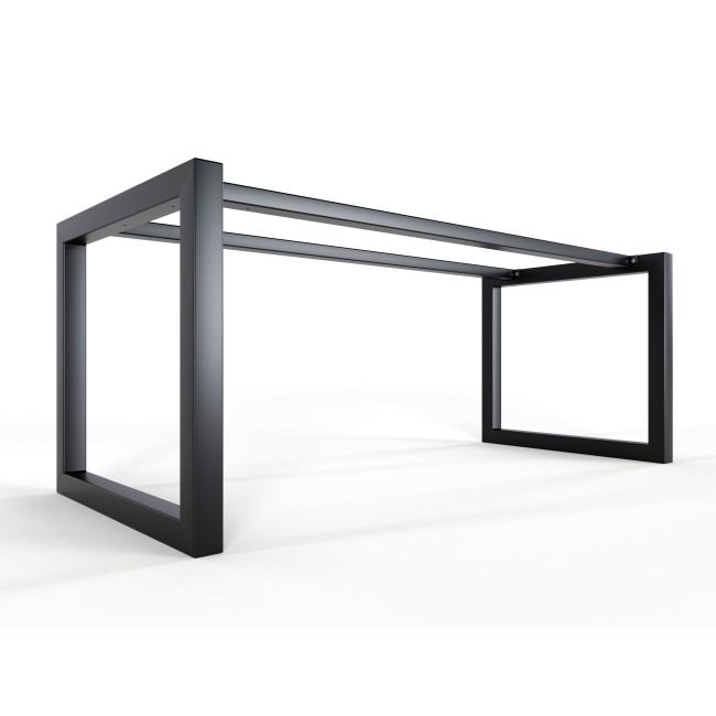 gambe per tavolo in ferro nero in stile industriale