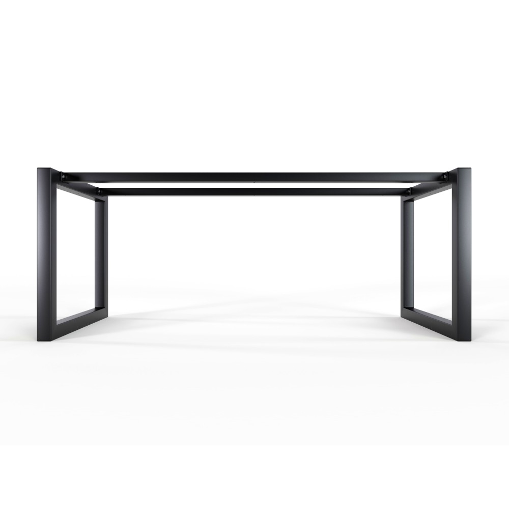 gambe per tavolo in ferro nero in stile industriale