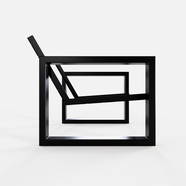 Kit de pieds en métal pour canapé, banc ou banquette, style industriel élégant