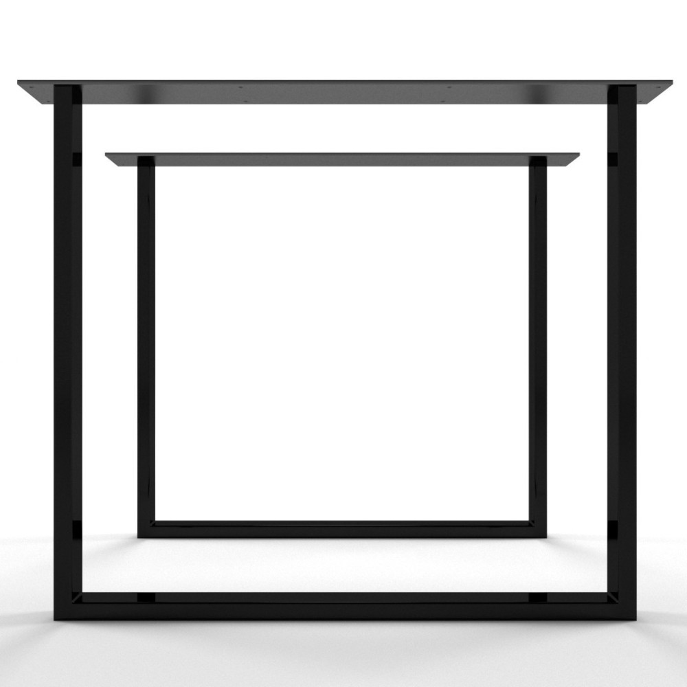 Piedi per tavolo slim bianchi, minimal chic, abbinabili a piani in legno