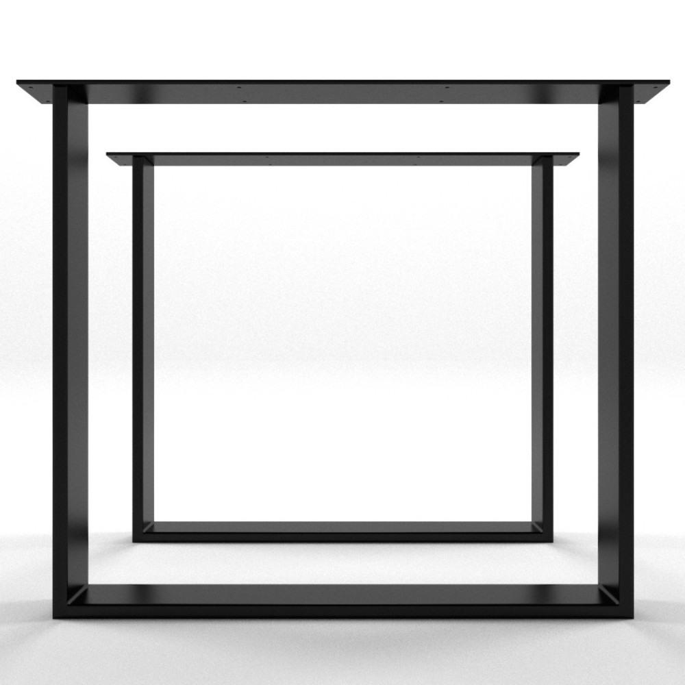 Base per tavolo in ferro bianca, leggera e minimal, per cameretta.