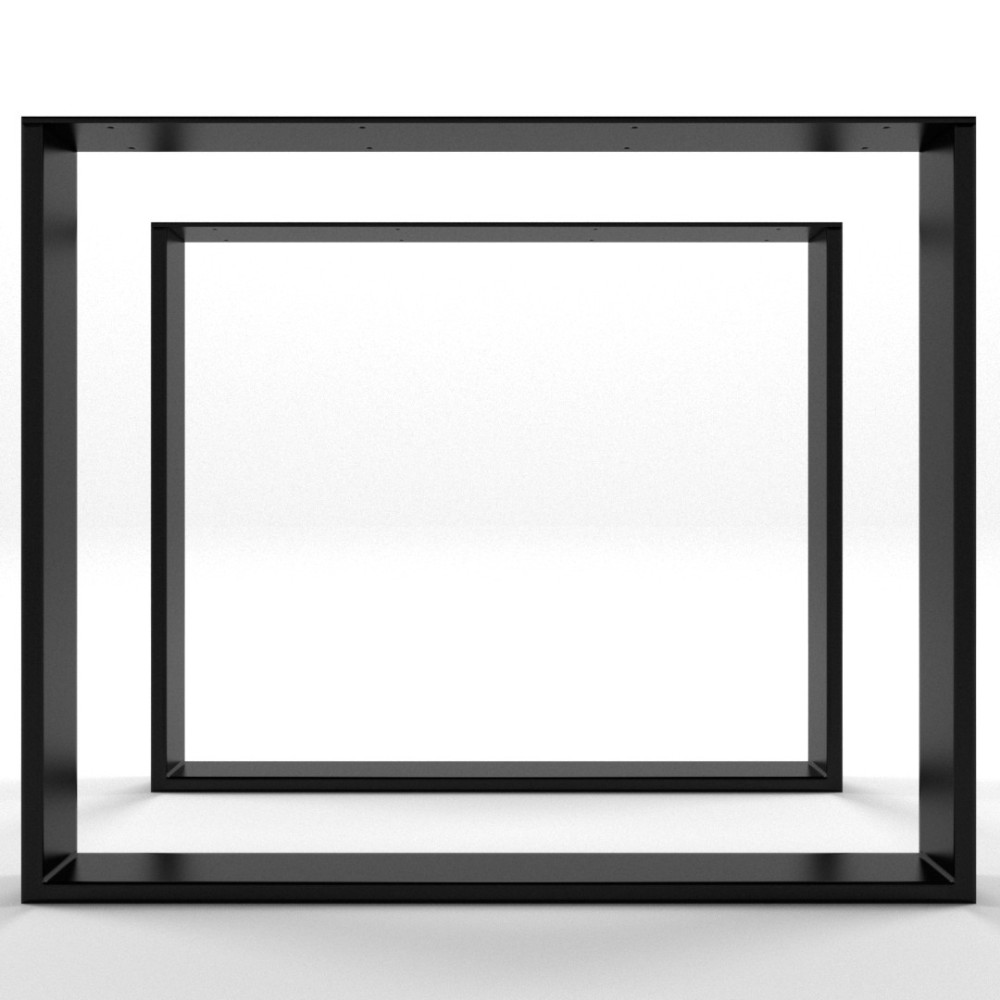 Gambe per tavolo in ferro nero, eleganza senza tempo per interni pieni di personalità.