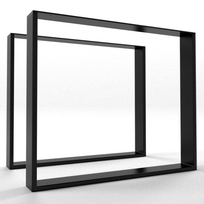 Schwarze Eisen-Tischbeine, zeitlose Eleganz für charaktervolle Innenräume