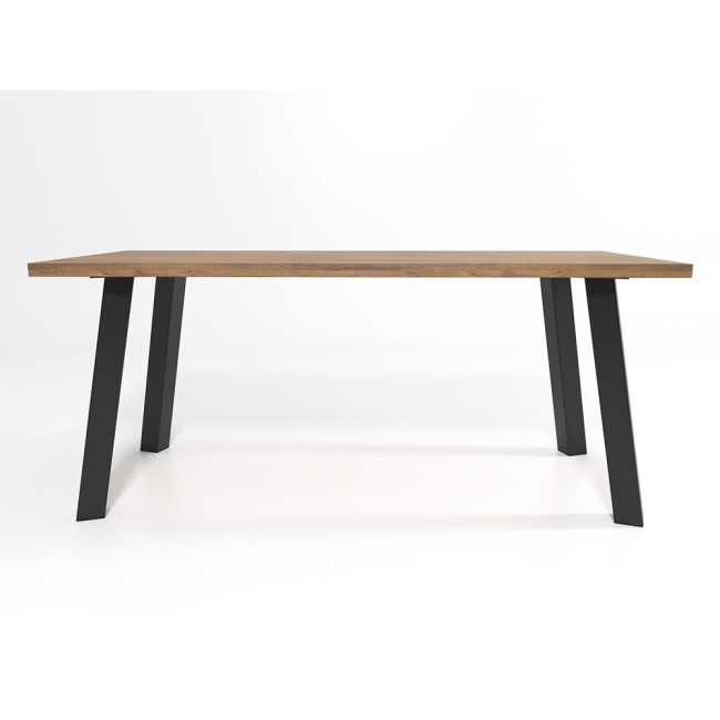 White inclined iron desk legs, minimal chic style