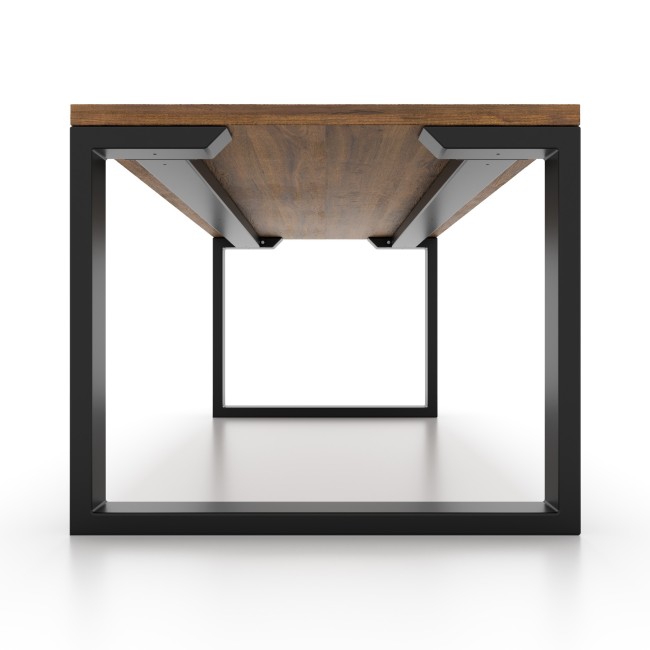 Gambe per tavolo in ferro grezzo, ideali per piani legno-resina unici