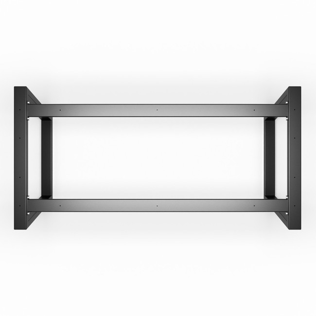 Industrielle Metalltischbeine in Trapezform mit doppelter Strebe, maximale Widerstandsfähigkeit