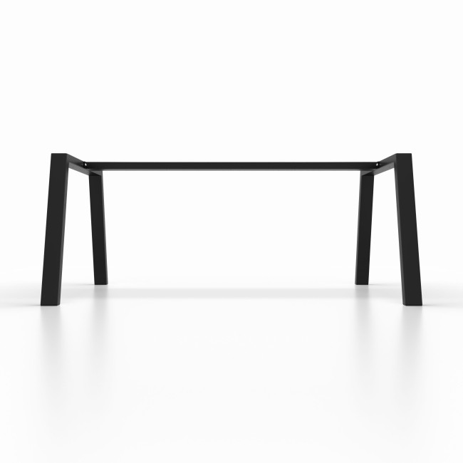 Gambe per scrivania in ferro a forma di trapezio, robustezza artigianale