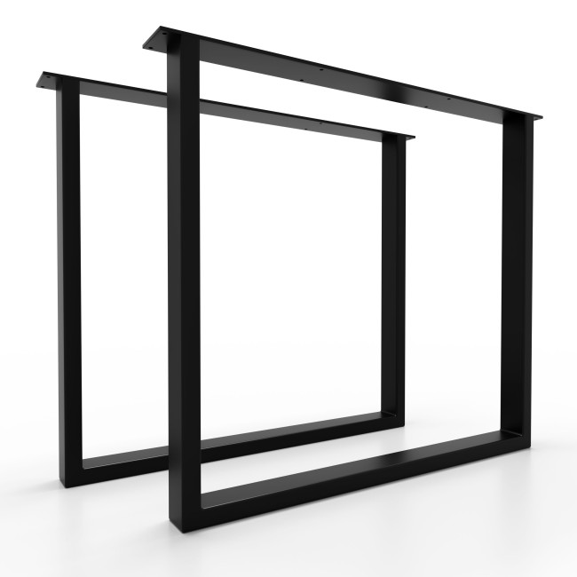 Piedi per tavolo slim bianchi, minimal chic, abbinabili a piani in legno