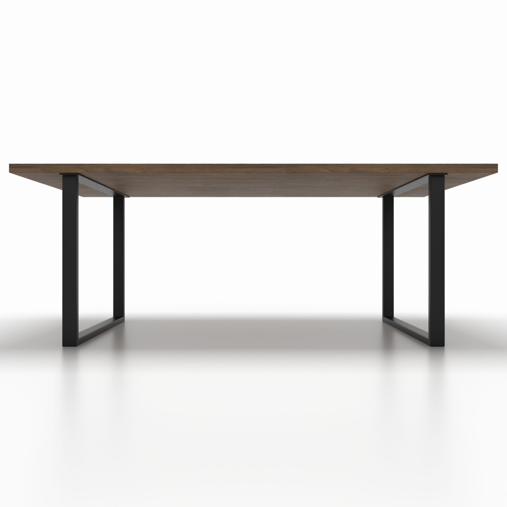 Slim white table feet, minimal chic, great with wooden tops.