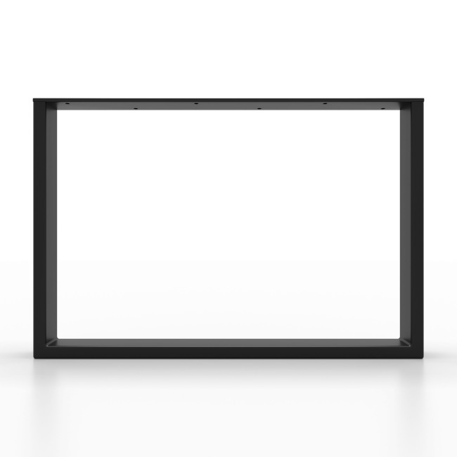 Pied slim pour banc en acier, élégant et stable pour usage extérieur